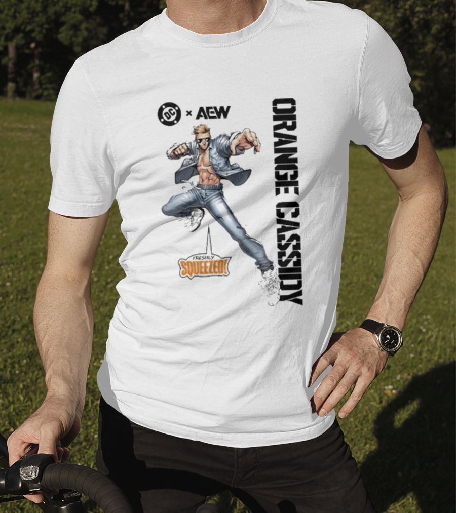 AEW Orange Cassidy Freshly Squeezed OC Comic T-Shirt