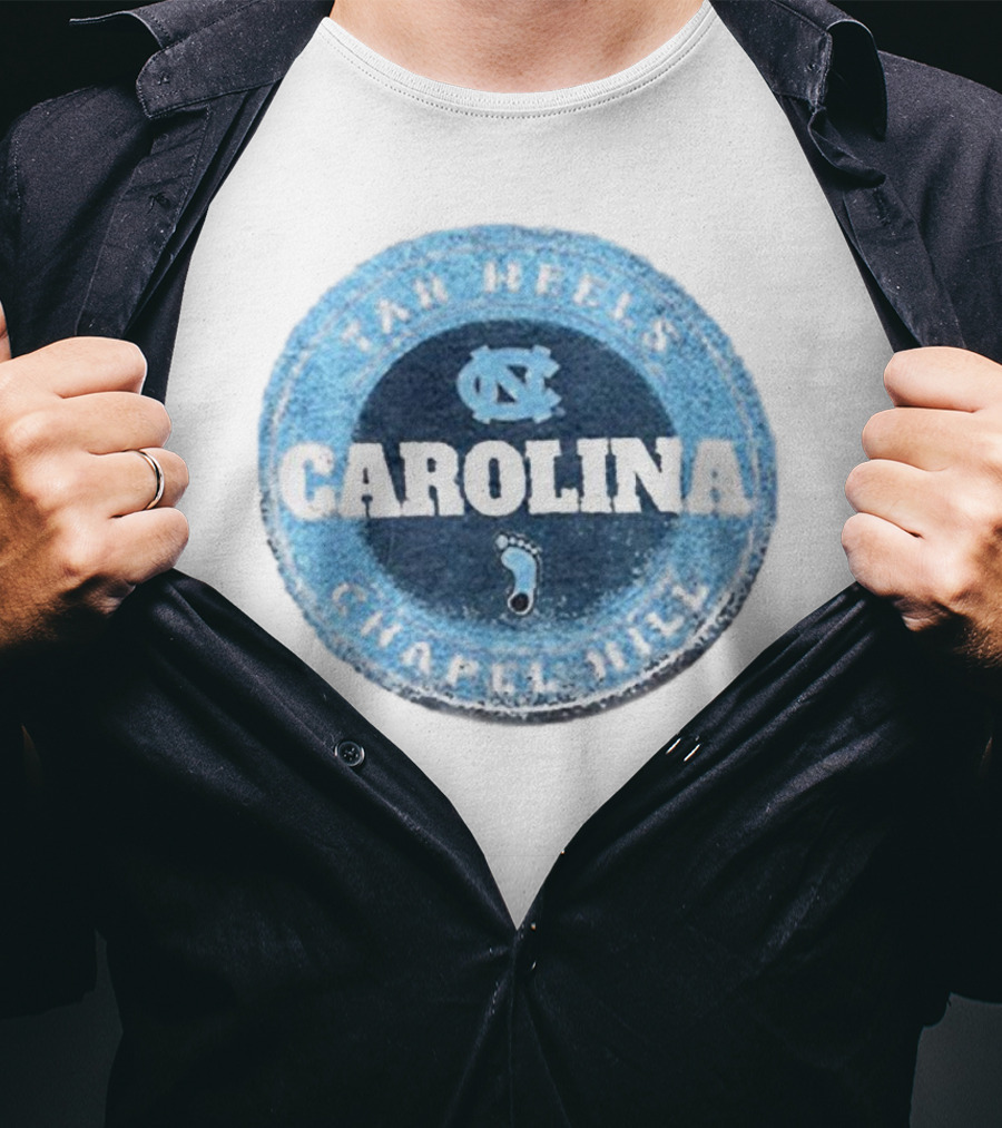 Tar Heels Chapel Hill Carolina NC Round Splatter T-Shirt