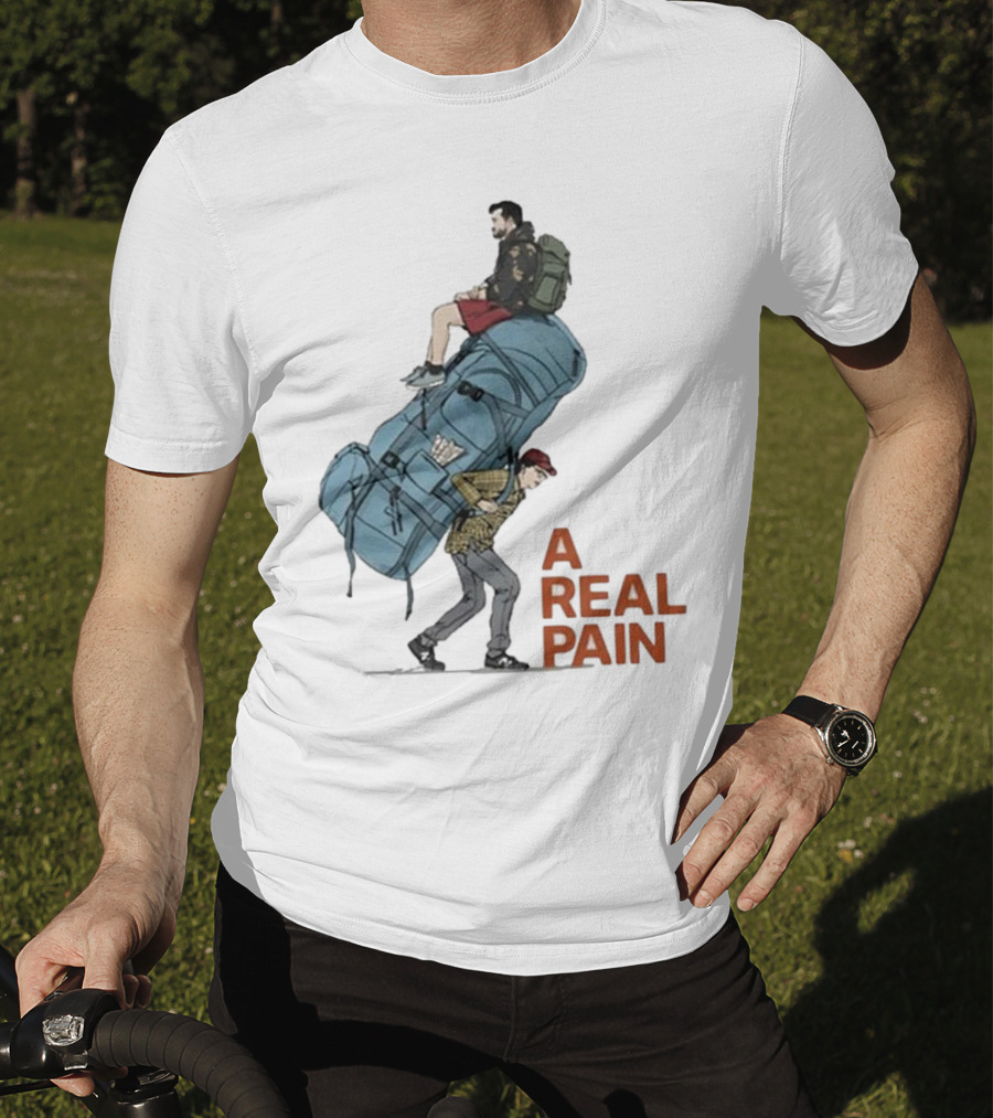 Team Picturehouse Searchlight Pictures A Real Pain Heavy Backpack T-Shirt