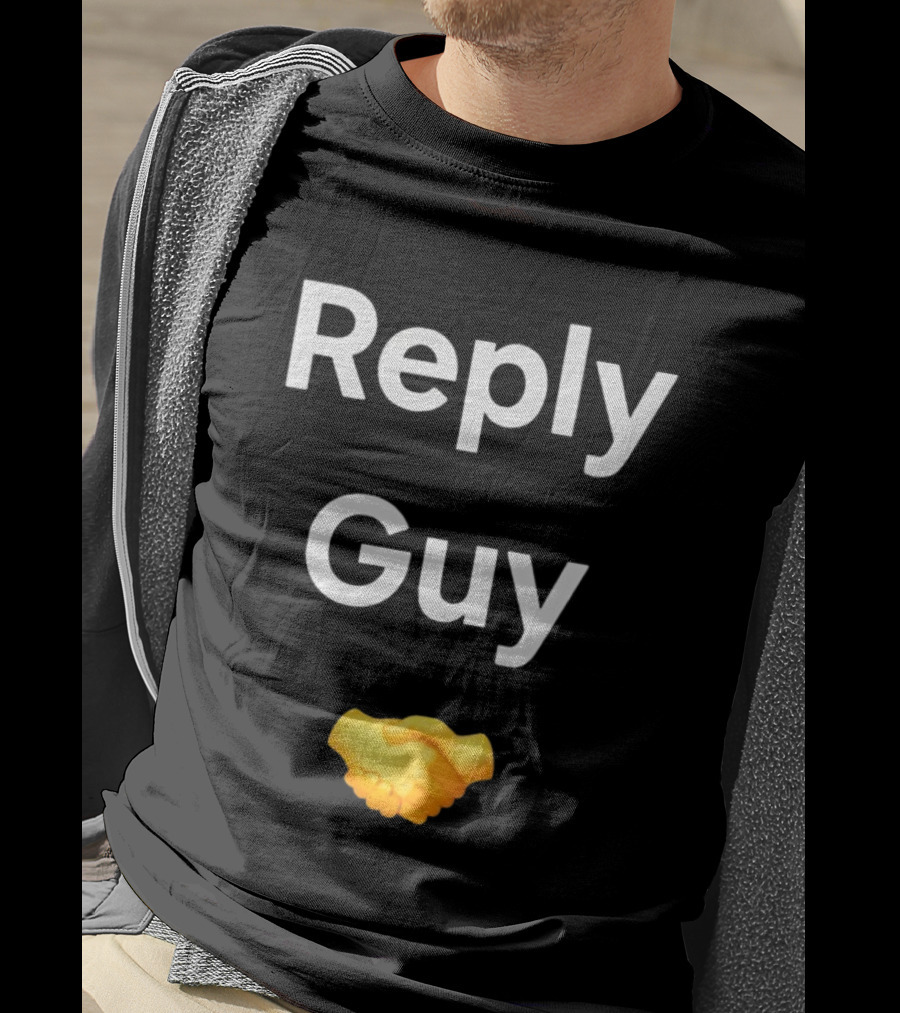 Reply Guy Handshake Emoji T-Shirt