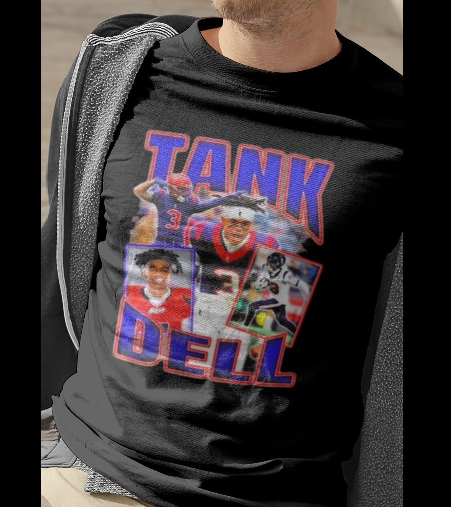Tank Dell Football Triple Threat Texans Player Highlights T-Shirt