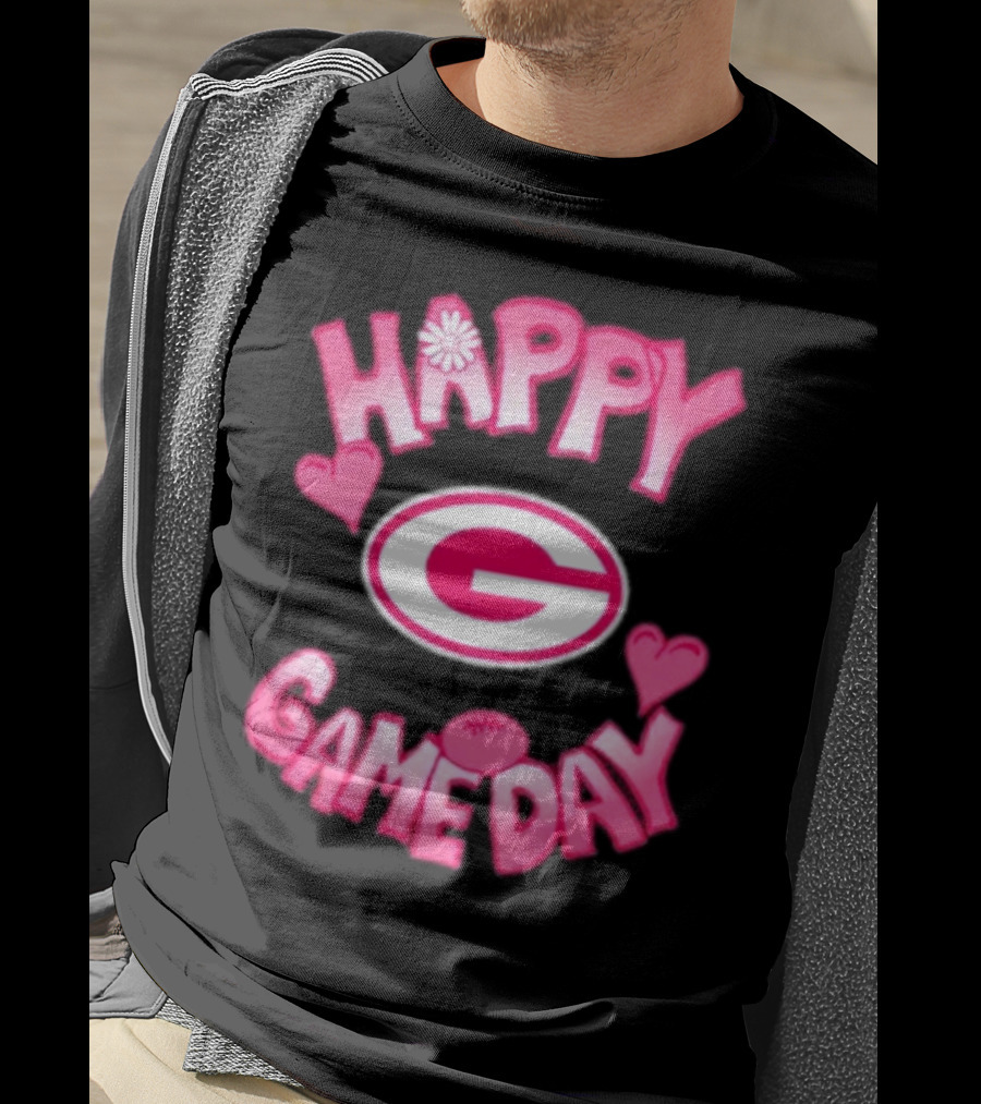 Happy Gameday Valentine’s Day Green Bay Packers 2025 T-Shirt