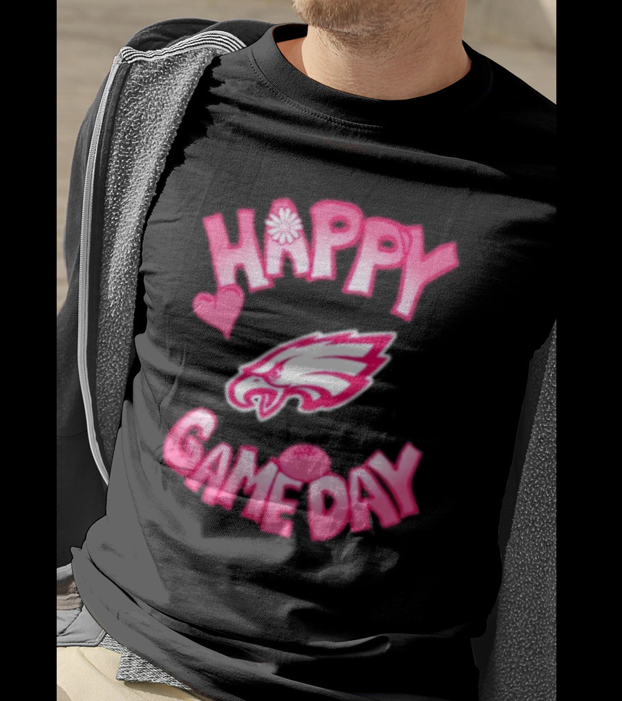 Philadelphia Eagles Valentine’s Day 2025 Happy Gameday T-Shirt
