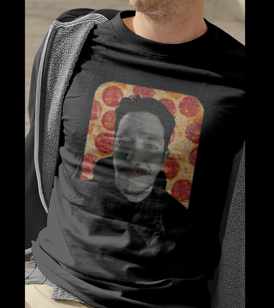 Sal Vulcano Tanka Jahari Event Pizza Background Face T-Shirt