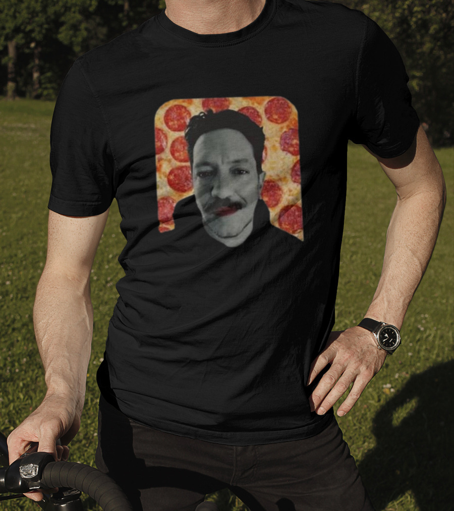 Sal Vulcano Tanka Jahari Event Pizza Background Face T-Shirt