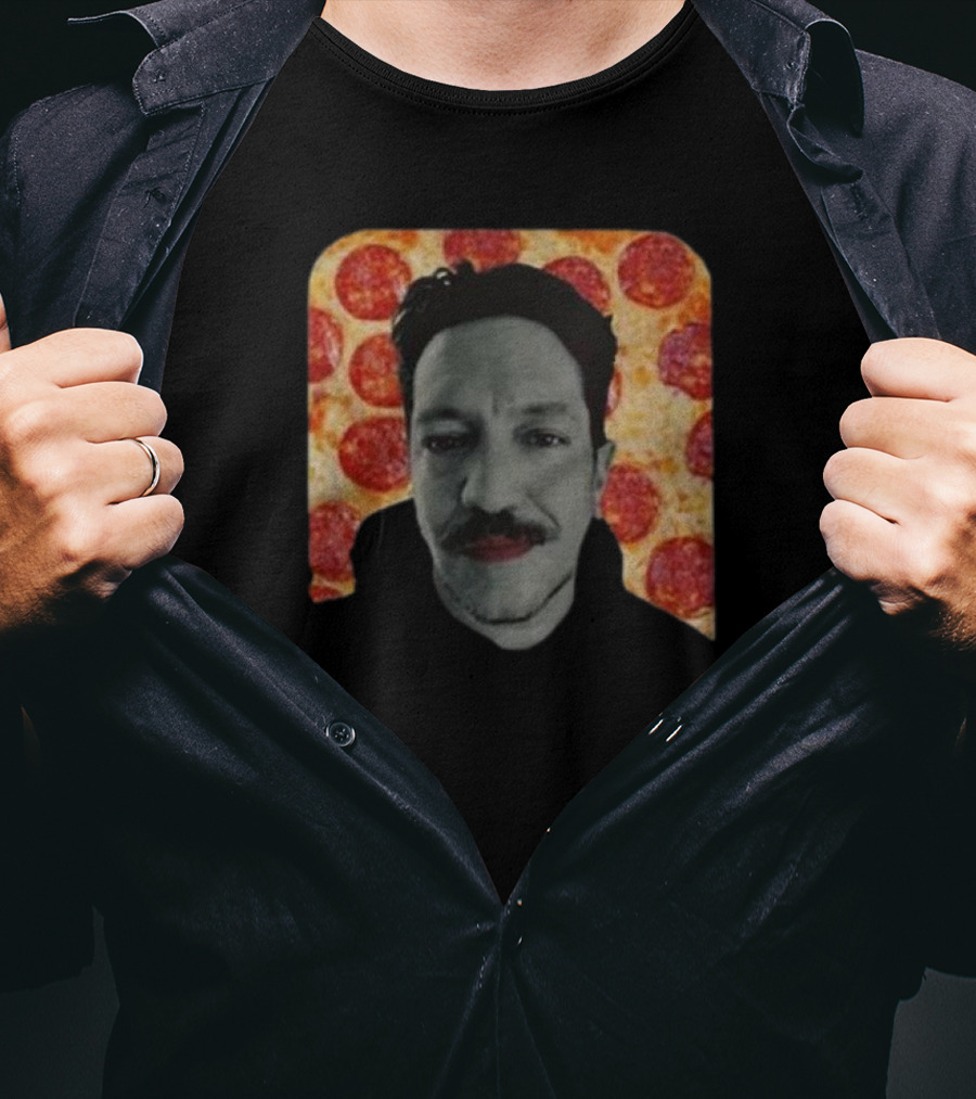 Sal Vulcano Tanka Jahari Event Pizza Background Face T-Shirt