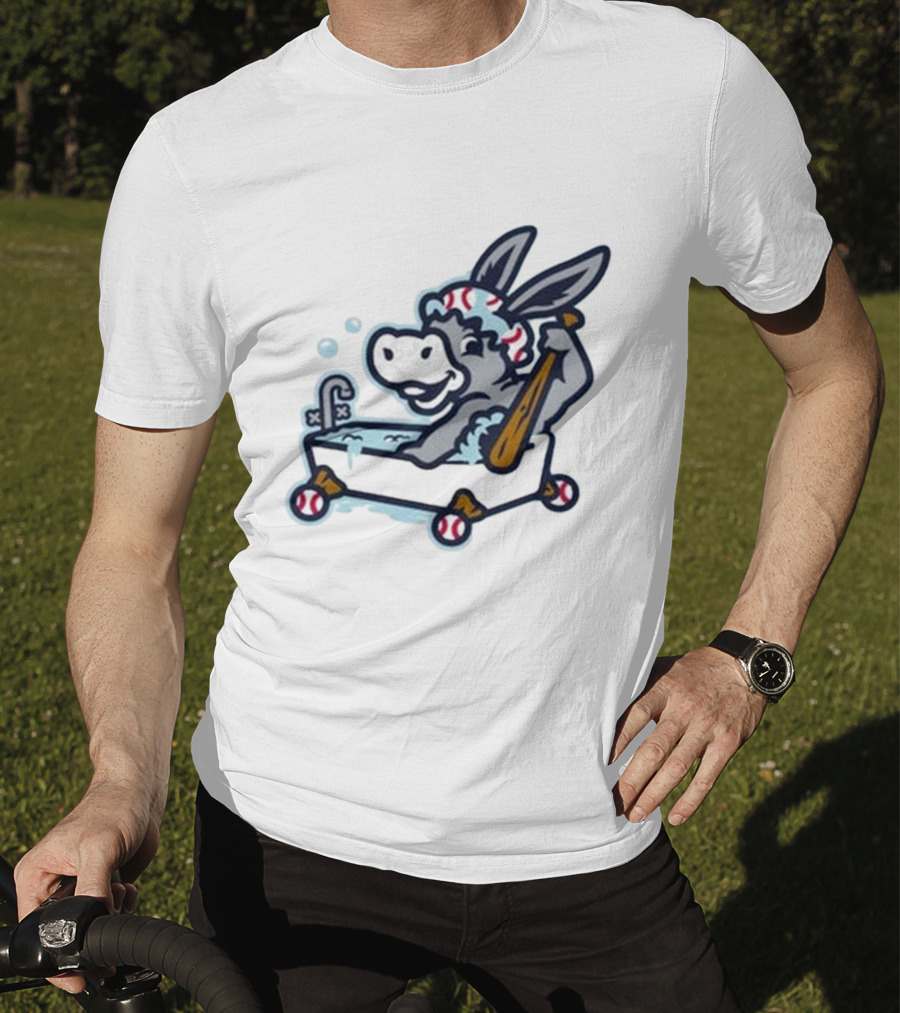 Bathtub Donkeys Baseball Bathtub Donkey Baseball T-Shirt