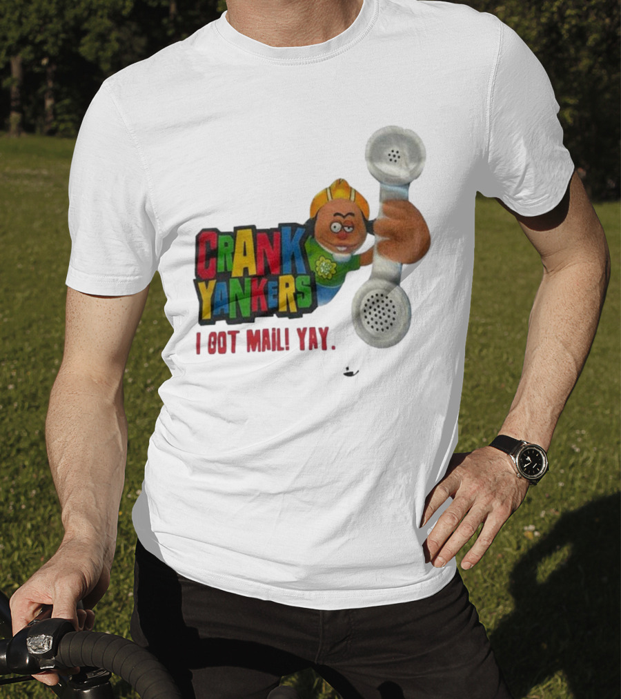 Crank Yankers I Got Mail Yay Character With Telephone Receiver T-Shirt