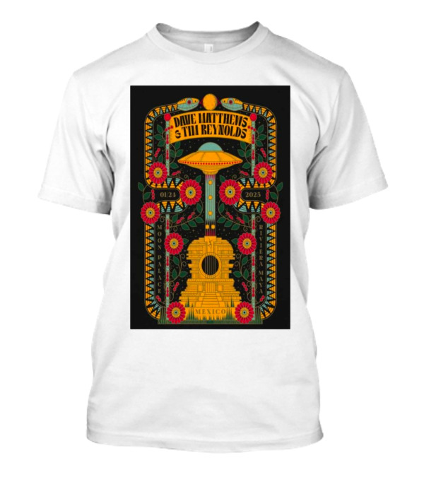 Dave Matthews Tim Reynolds Moon Palace Riviera Maya 0124 2025 Mexico T-Shirt
