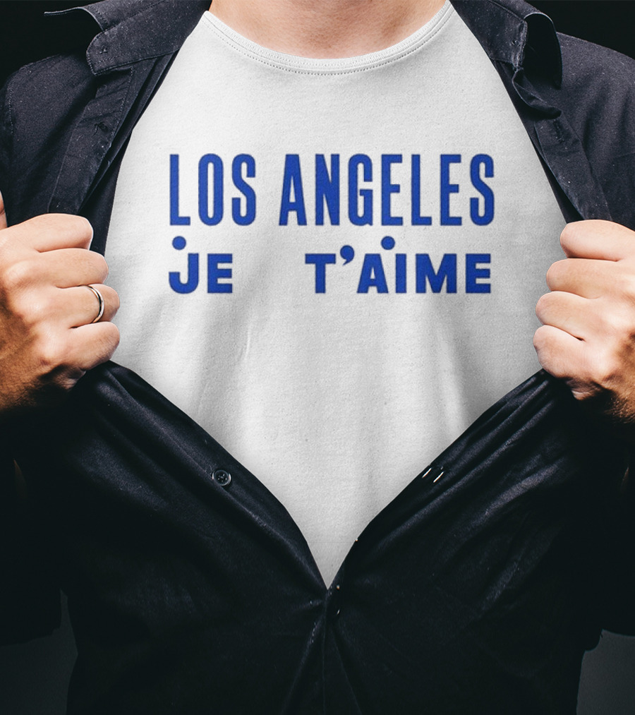 Clare V Los Angeles Je T’aime Love You T-Shirt
