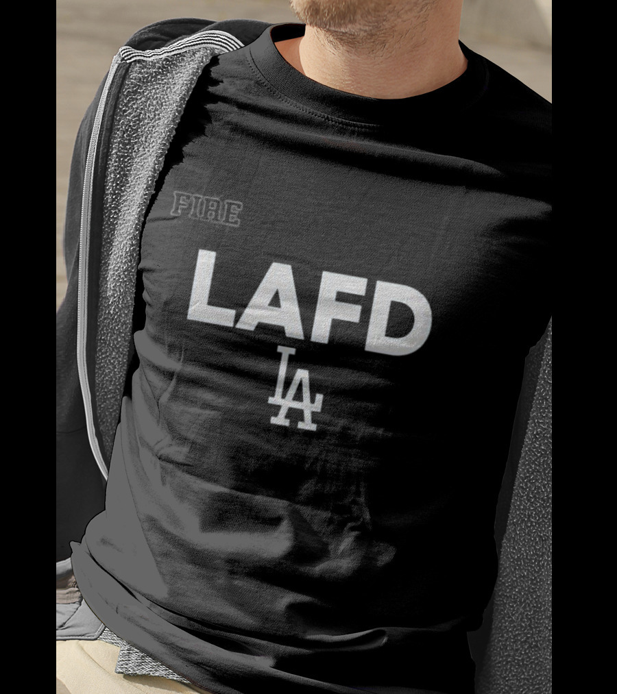 LAFD Los Angeles Dodgers Fire LA 2025 Gratitude T-Shirt