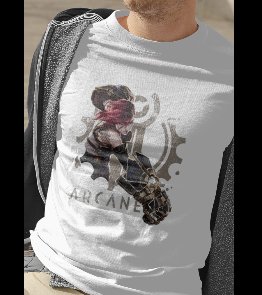 Arcane League Of Legends Violet Fat Hands T-Shirt