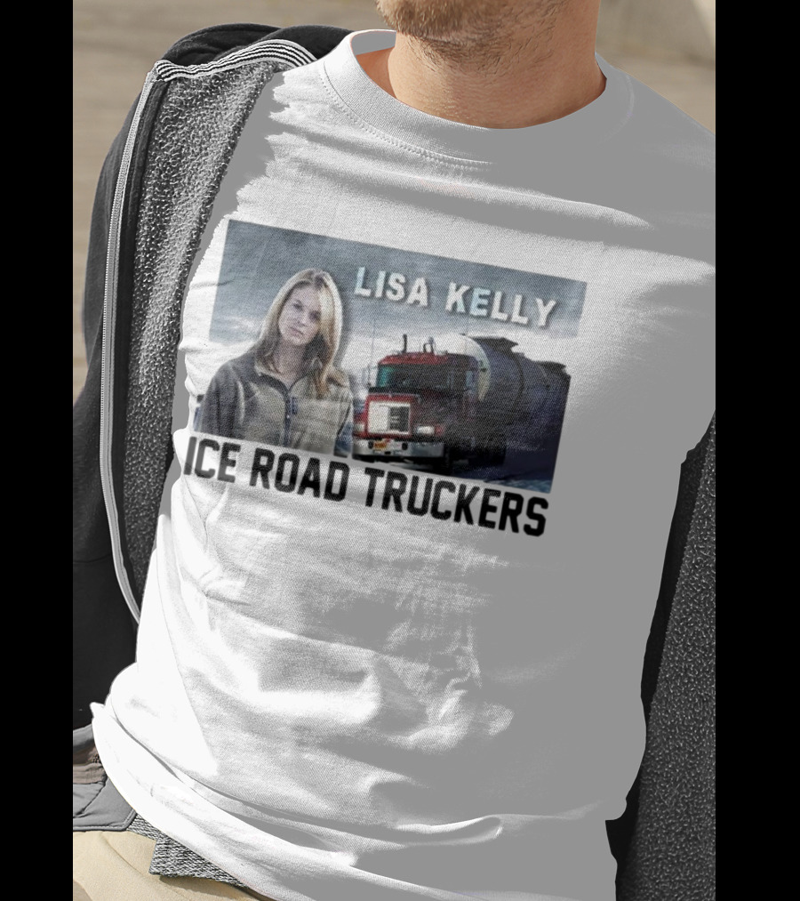 Lisa Kelly Ice Road Truckers Red Truck Adventure T-Shirt
