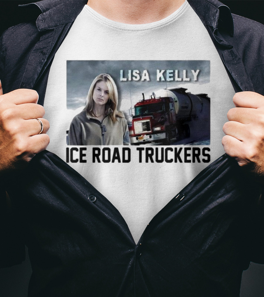 Lisa Kelly Ice Road Truckers Red Truck Adventure T-Shirt