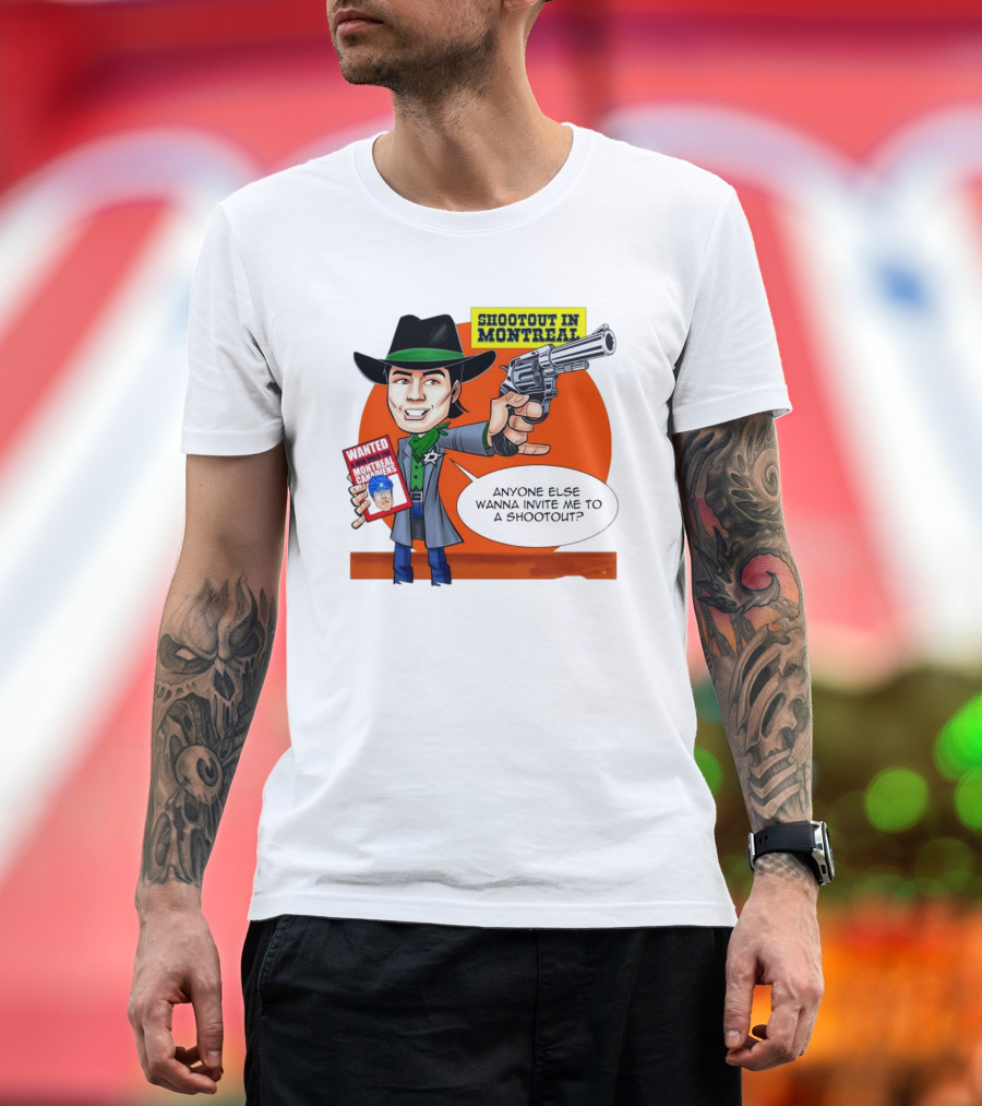 Shootout in Montreal Canadiens Anyone Else Wanna Invite Me to a Shootout T-Shirt