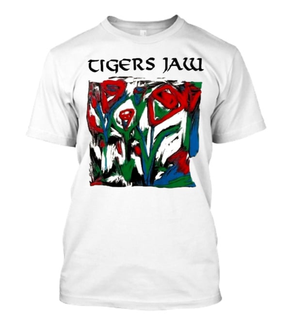 Tigers Jaw Lovesong Abstract Floral T-Shirt