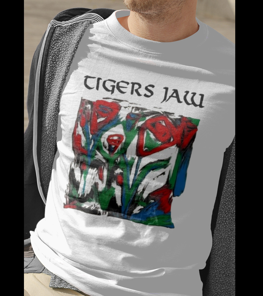 Tigers Jaw Lovesong Abstract Floral T-Shirt