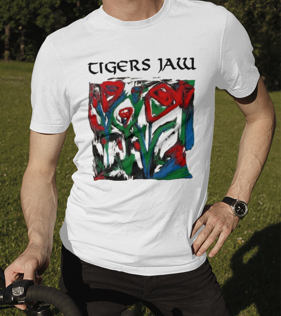 Tigers Jaw Lovesong Abstract Floral T-Shirt