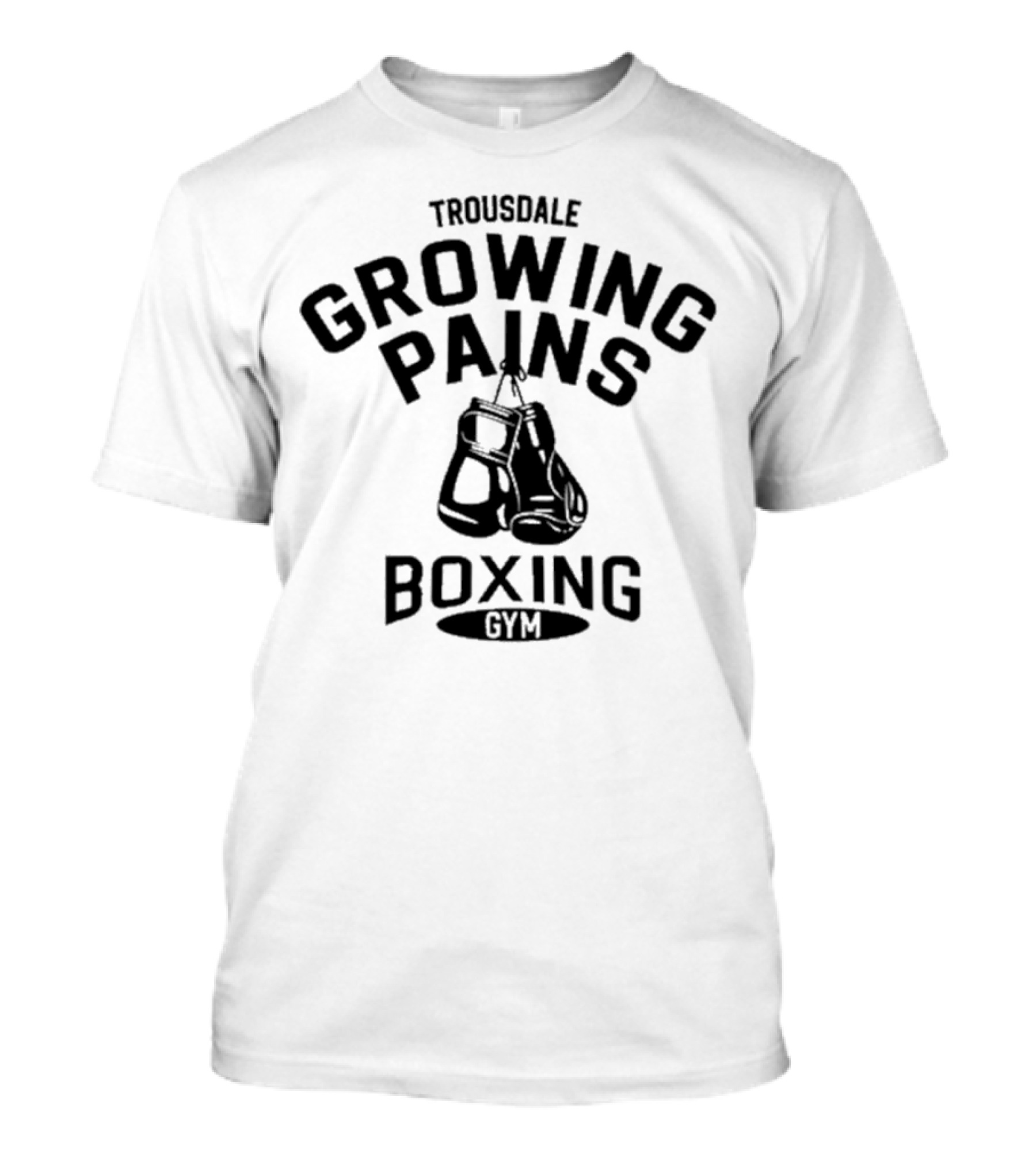 Trousdale Growing Pains Boxing Gym Hanging Gloves T-Shirt
