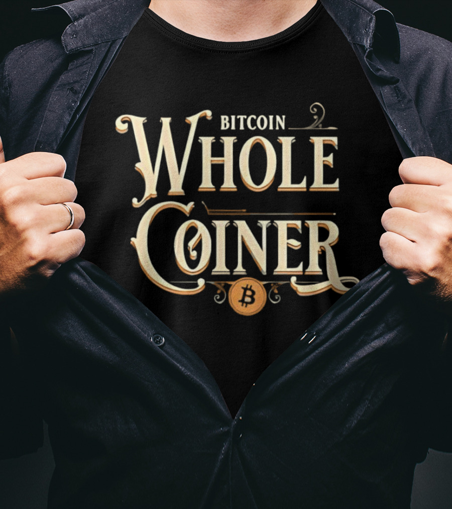 Bitcoin Whole Coiner Crypto T-Shirt