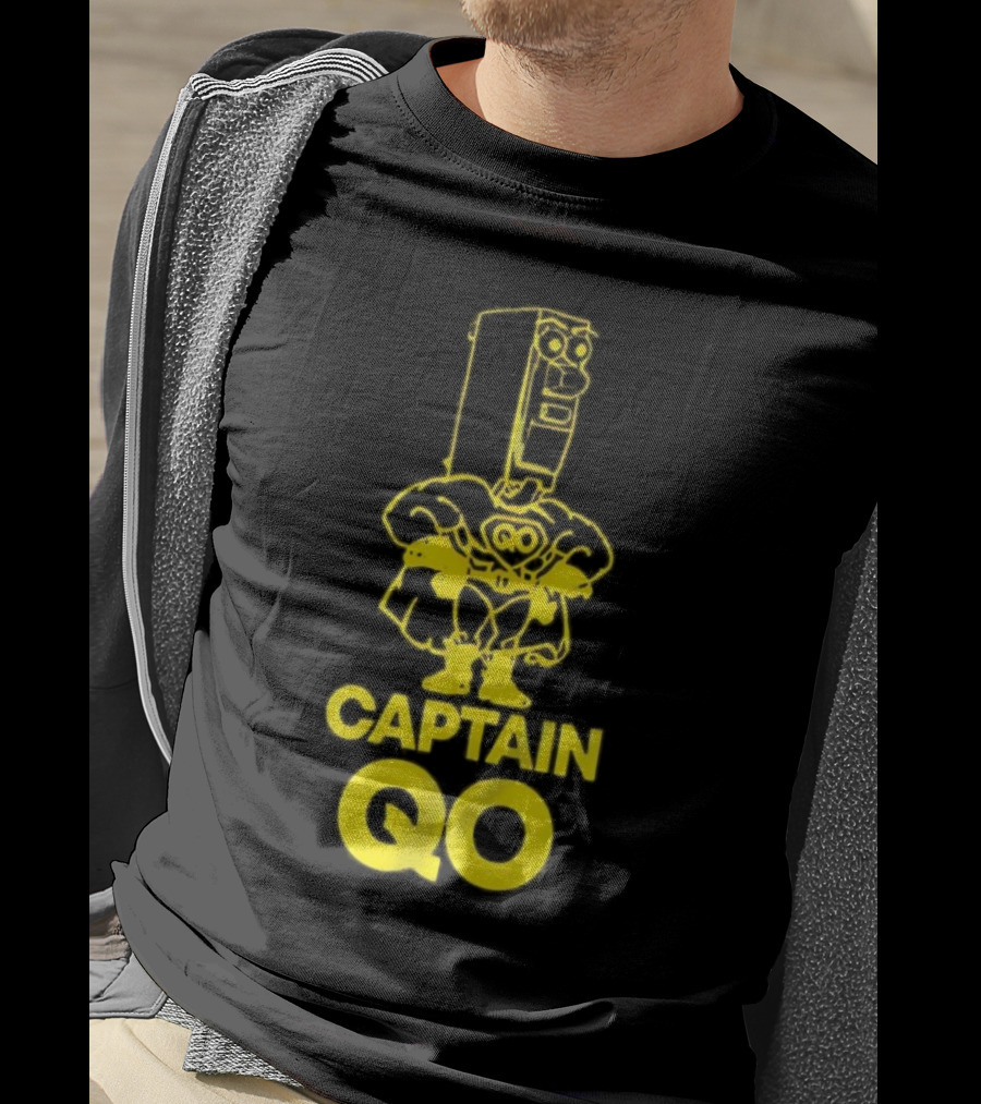 Captain QO Superhero The Big Bang Theory Comic T-Shirt