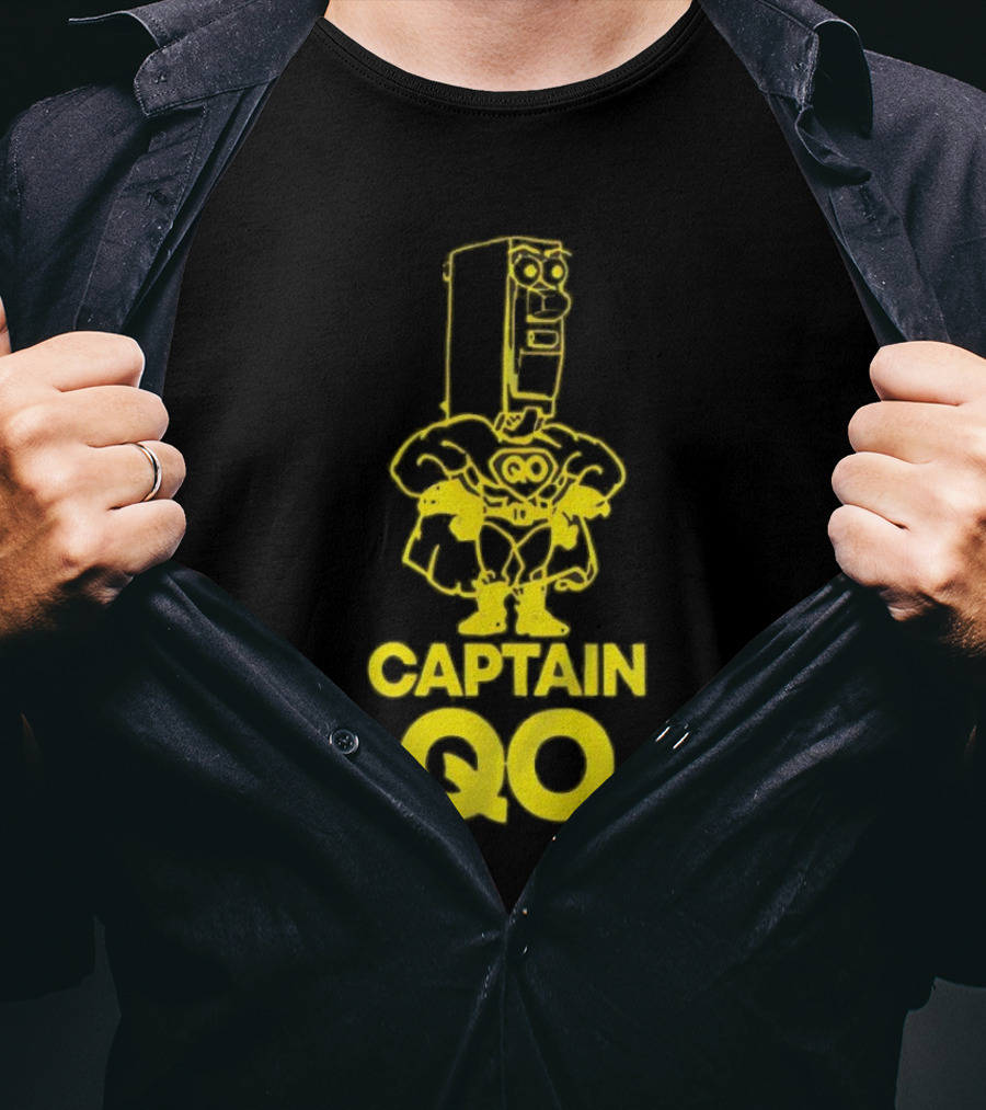 Captain QO Superhero The Big Bang Theory Comic T-Shirt
