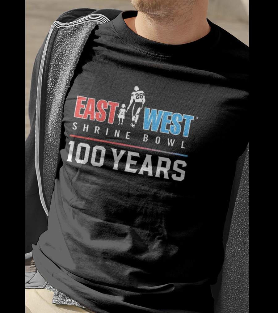 East West Shrine Bowl 2025 Celebrating 100 Years T-Shirt