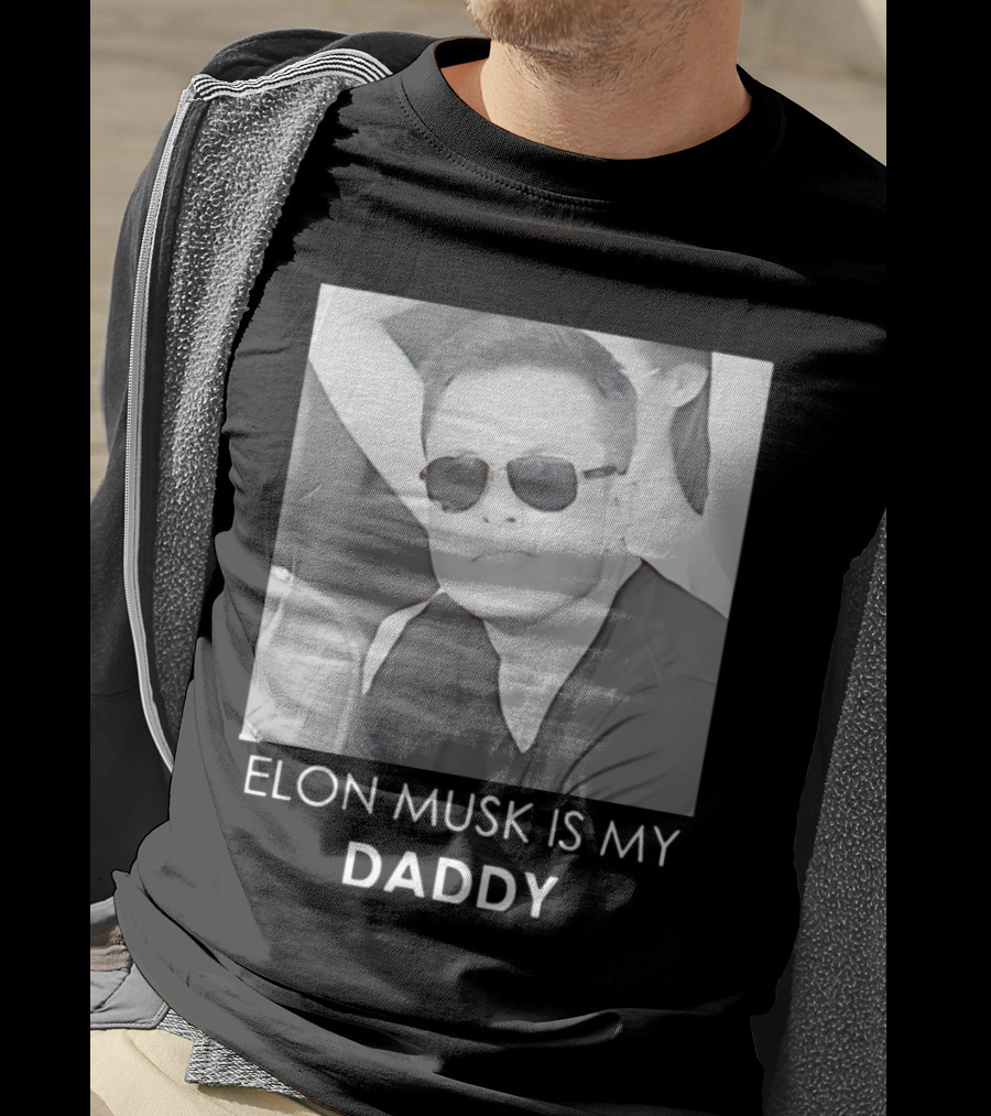 Elon Musk Is My Daddy Sunglasses Image T-Shirt