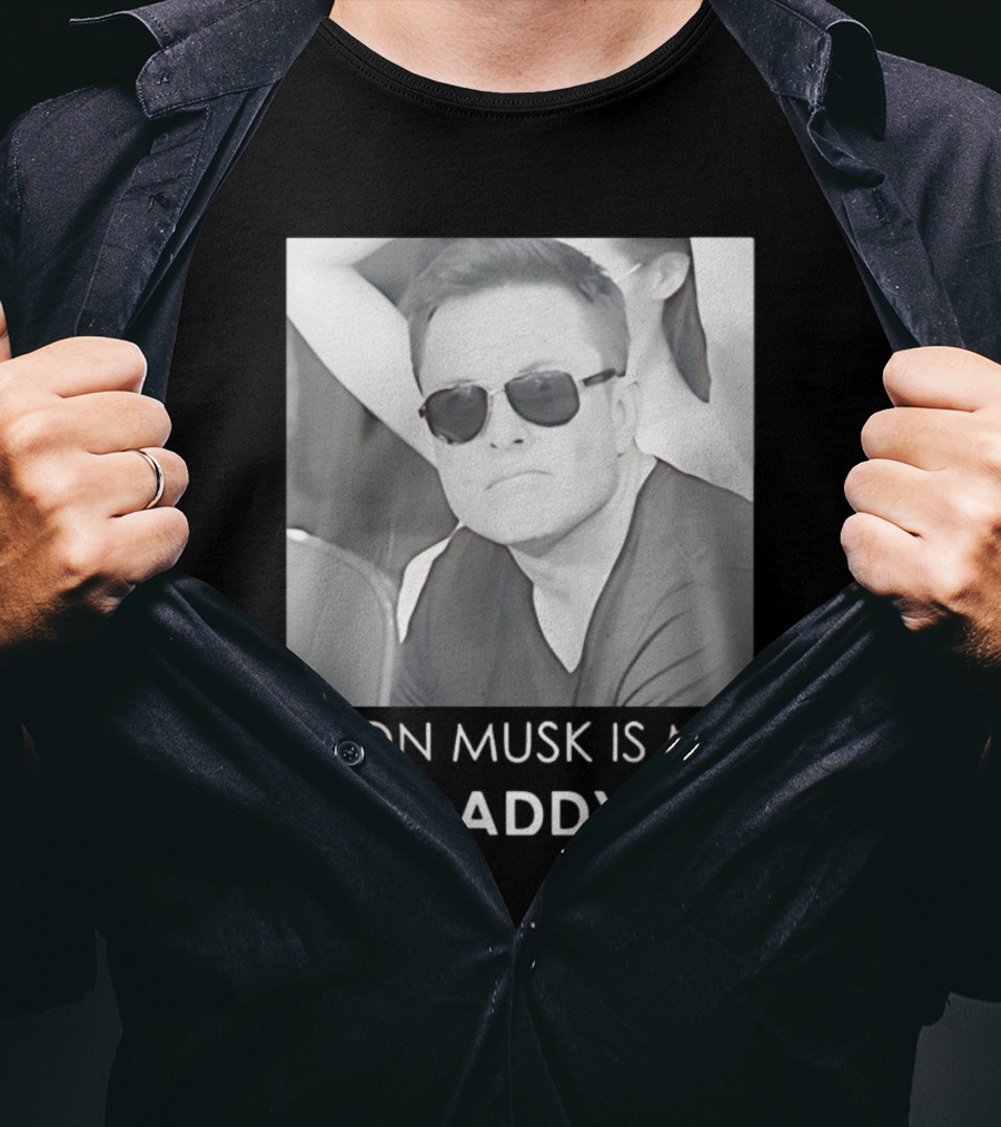 Elon Musk Is My Daddy Sunglasses Image T-Shirt