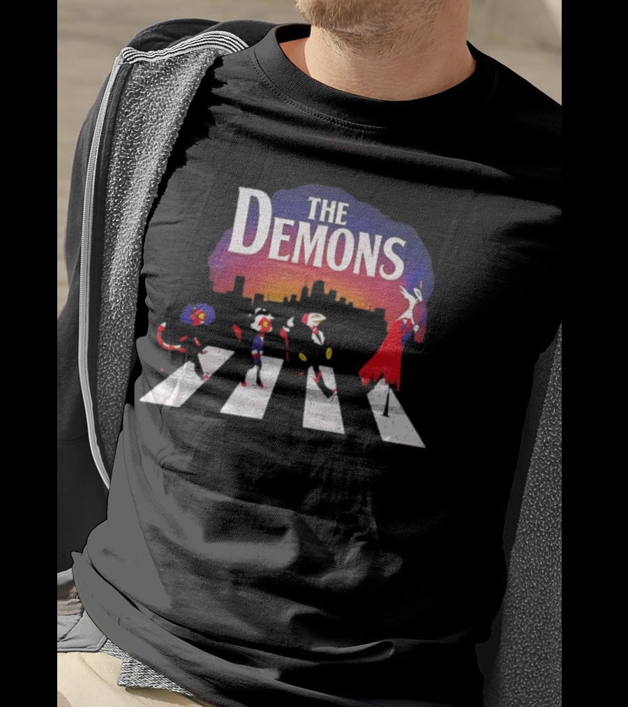 Hazbin Hotel Demons Walking Crosswalk T-Shirt