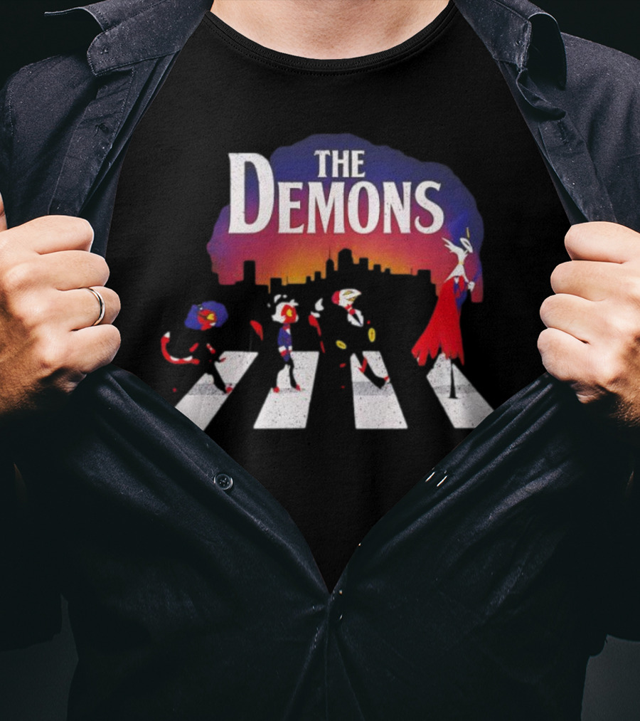 Hazbin Hotel Demons Walking Crosswalk T-Shirt
