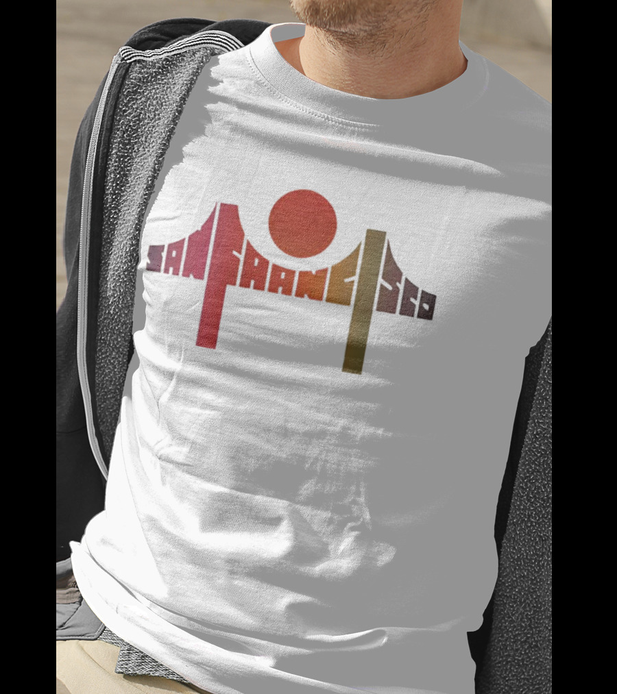 Death Proof Arlene San Francisco Golden Gate Bridge Sun T-Shirt