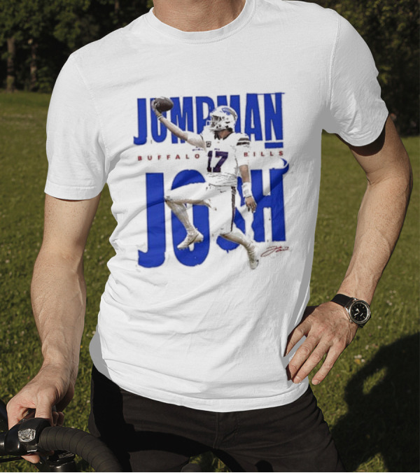 JUMPMAN JOSH BUFFALO BILLS 17 Signature T-Shirt