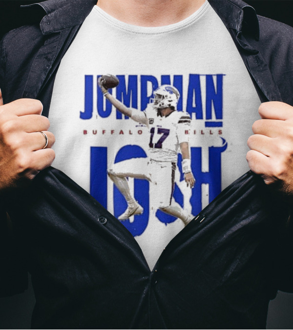 JUMPMAN JOSH BUFFALO BILLS 17 Signature T-Shirt