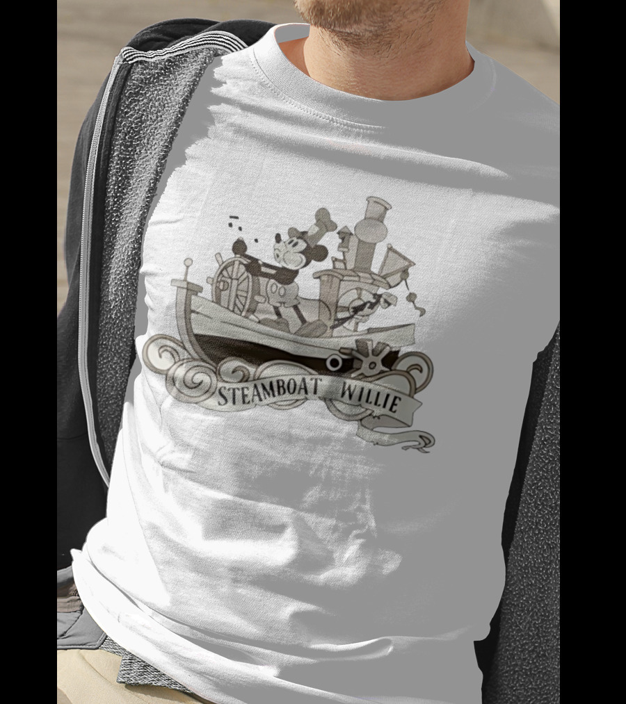 Steamboat Willie Steamboat Willie 1928 Vintage Classic T-Shirt