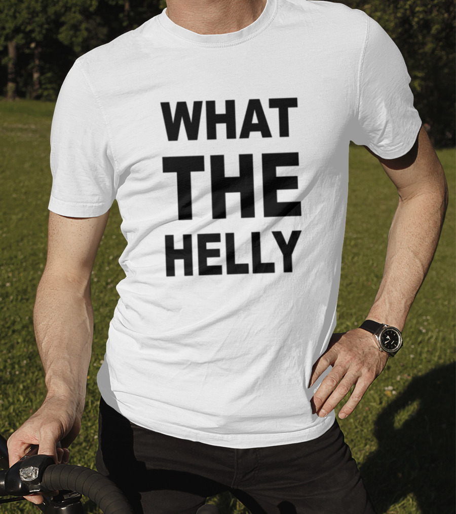 1 800 Wthelly Hotline Humor Statement Phone Graphic T-Shirt