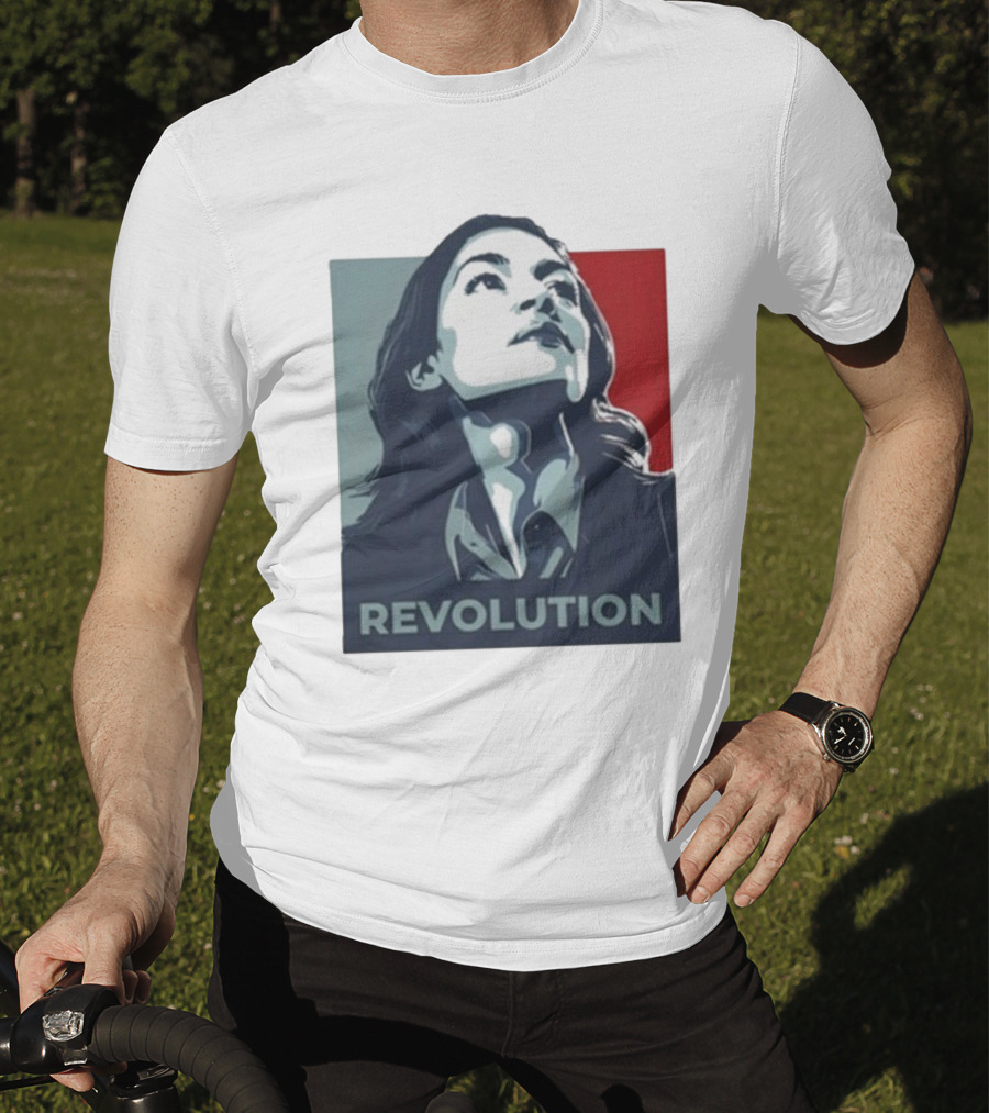 Alexandria Ocasio-Cortez AOC Revolution Inspiration T-Shirt