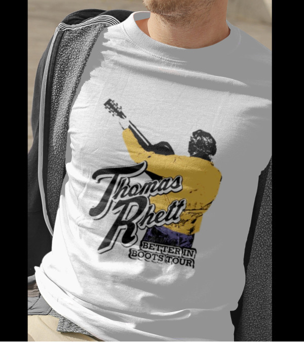 Thomas Rhett Better In Boots Tour Retro Style T-Shirt