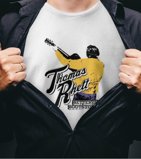 Thomas Rhett Better In Boots Tour Retro Style T-Shirt