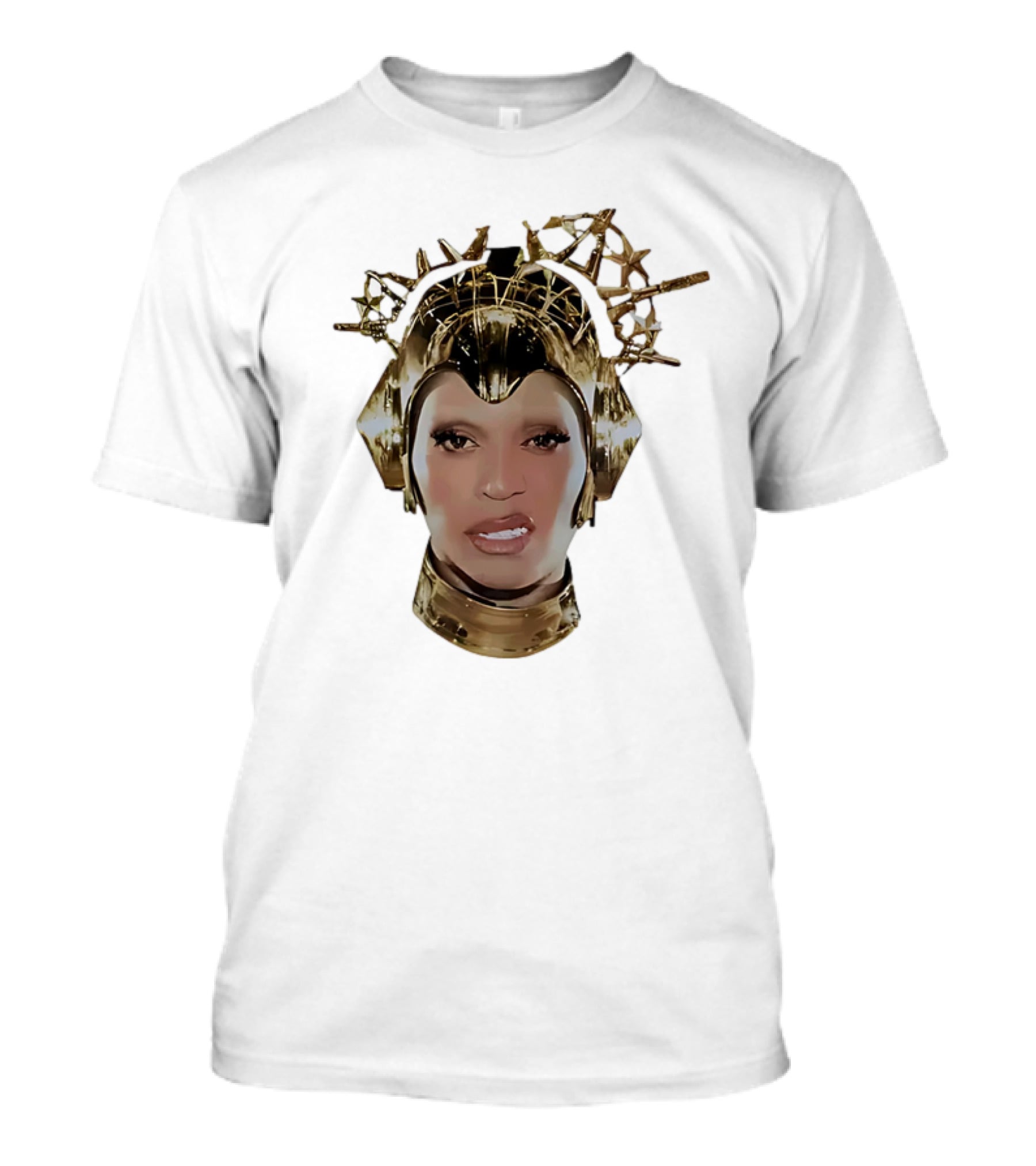Beyoncé Cowboy Carter Bigface Metallic Headpiece T-Shirt