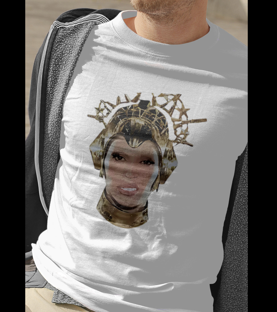 Beyoncé Cowboy Carter Bigface Metallic Headpiece T-Shirt