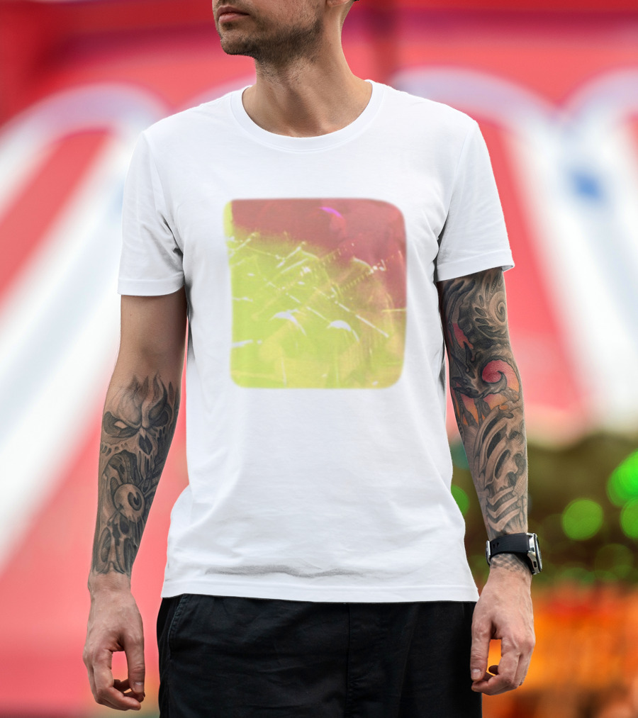 Big Thief Live At Revolution Hal Multicolored Guitar Overlay T-Shirt