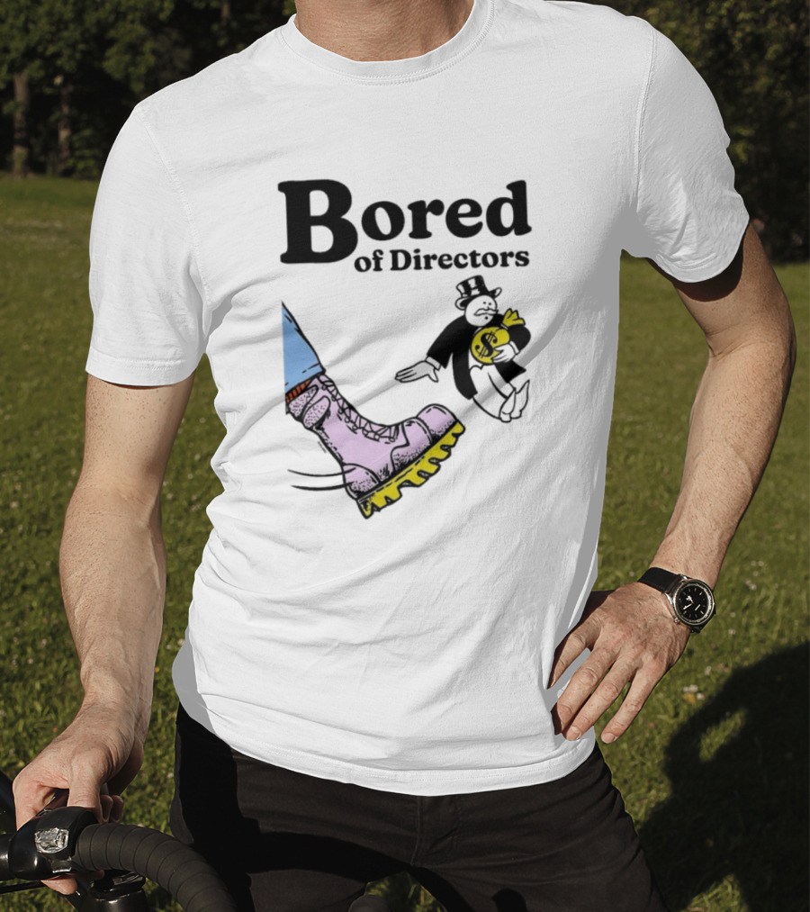 Bored Of Directors Stomp Boot Money Bag T-Shirt