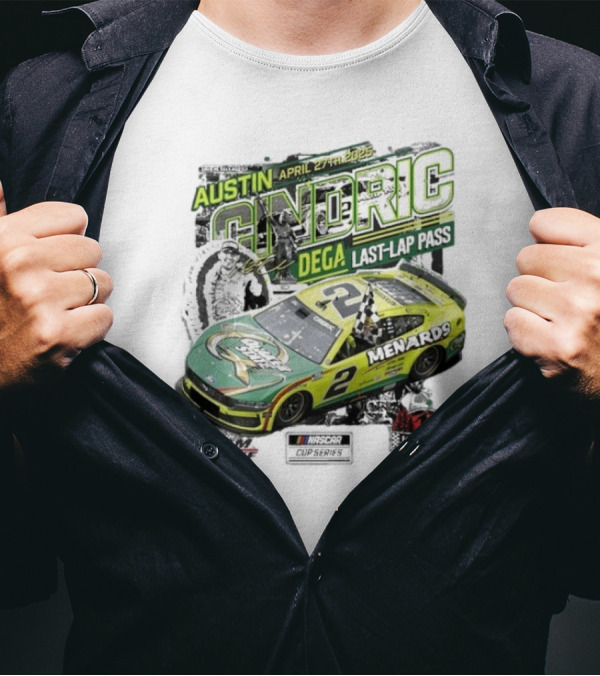 Austin Cindric April 27th Dega Last-Lap Pass Menards 2 Jack Link's 500 Nascar Cup Series T-Shirt