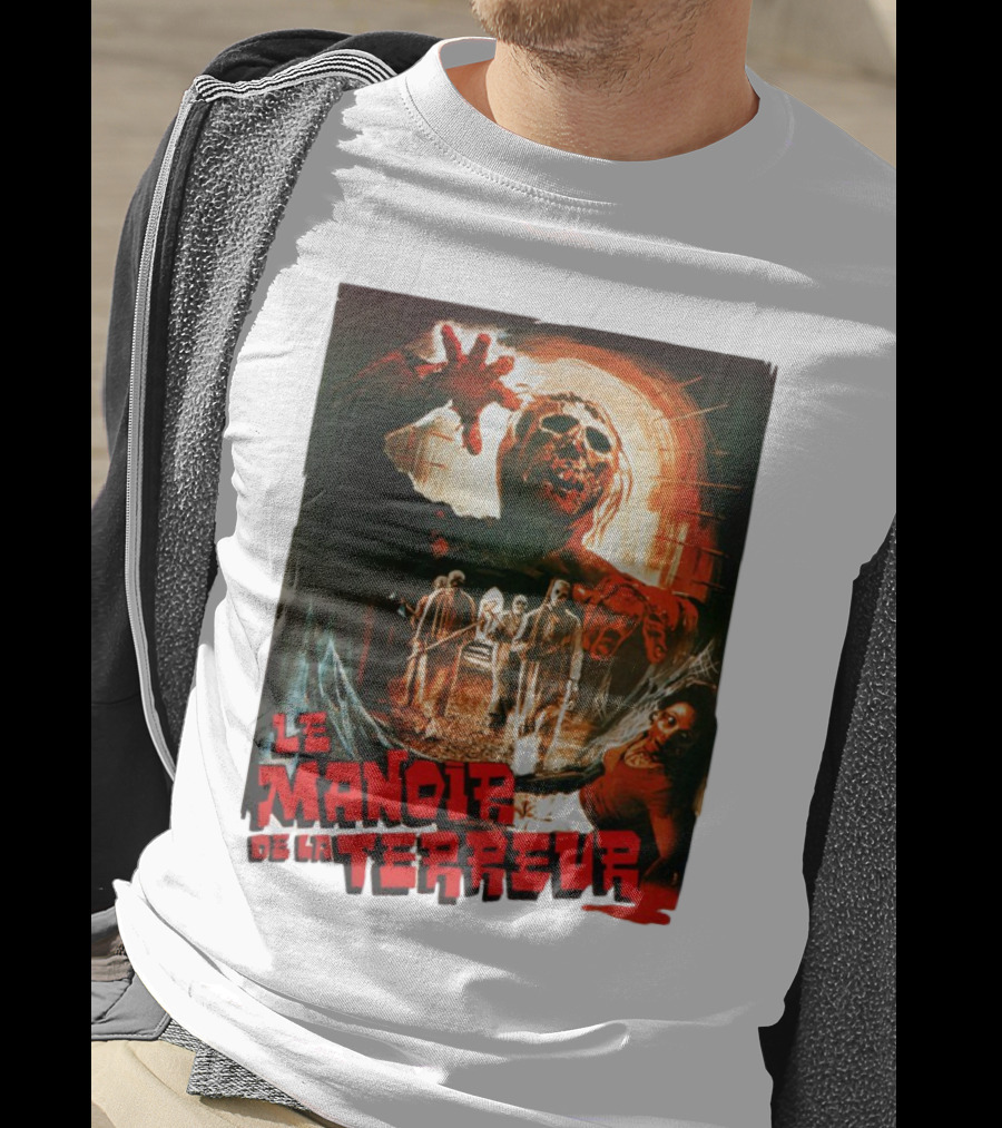 Le Manoir De La Terreur Horror Art T-Shirt