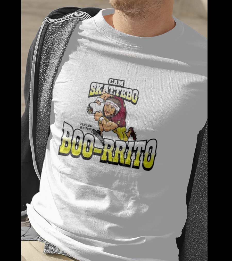 Cam Skattebo Boo-Rrito Football Tackle Motivated By Burrito T-Shirt