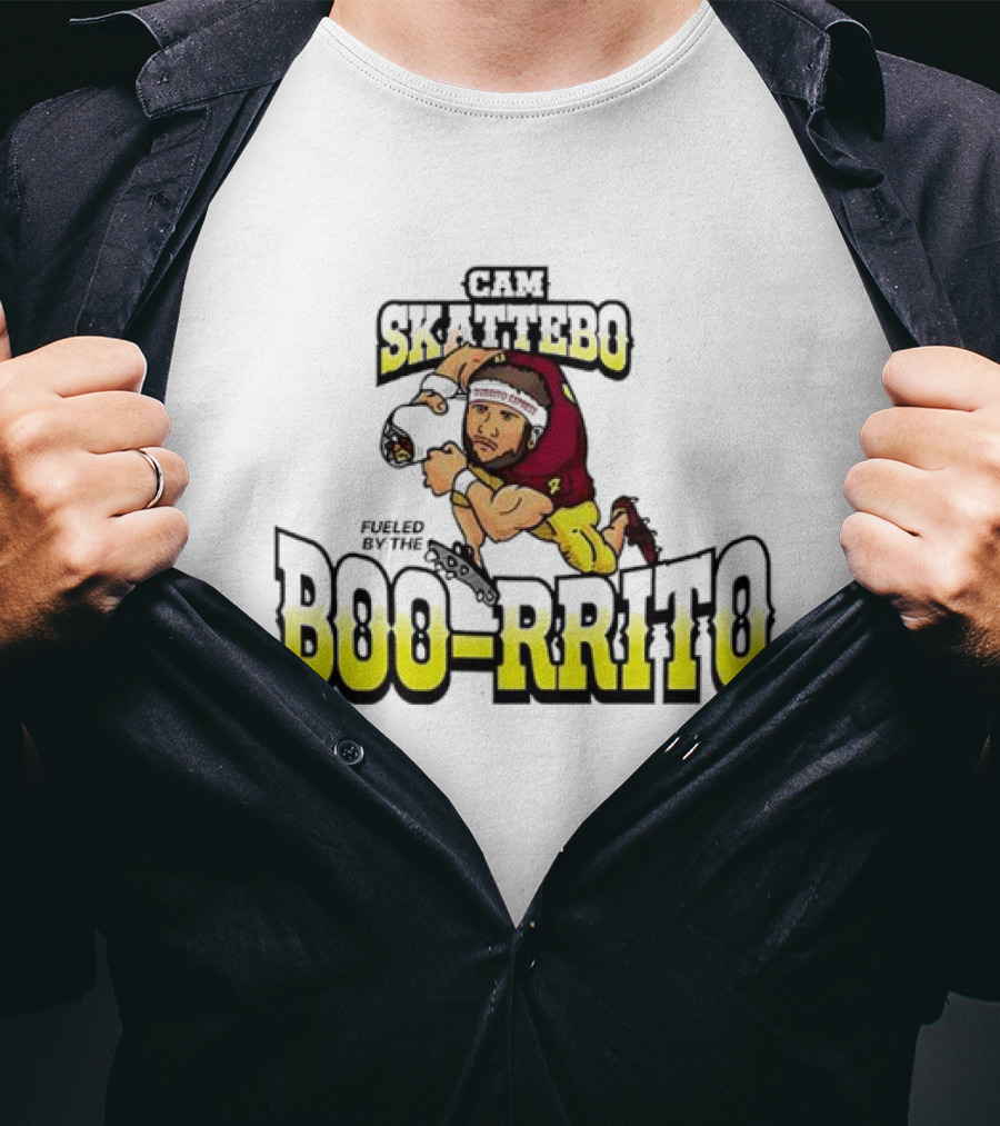 Cam Skattebo Boo-Rrito Football Tackle Motivated By Burrito T-Shirt