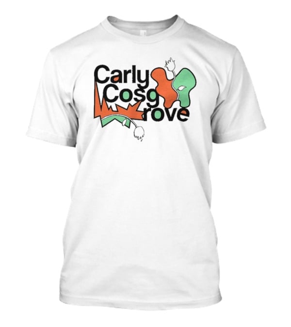 Carly Cosgrove Stacked Abstract Shapes And Text Elements T-Shirt
