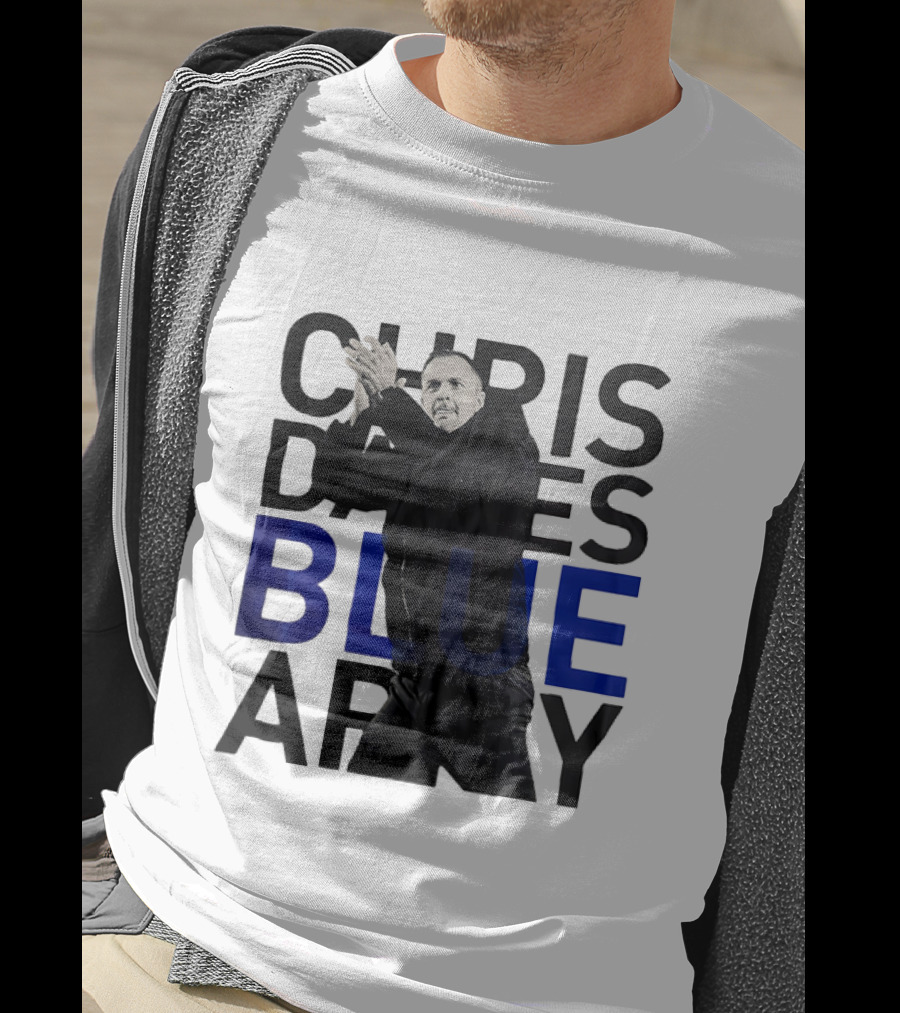 Chris Davies Blue Army Leadership And Inspiration T-Shirt