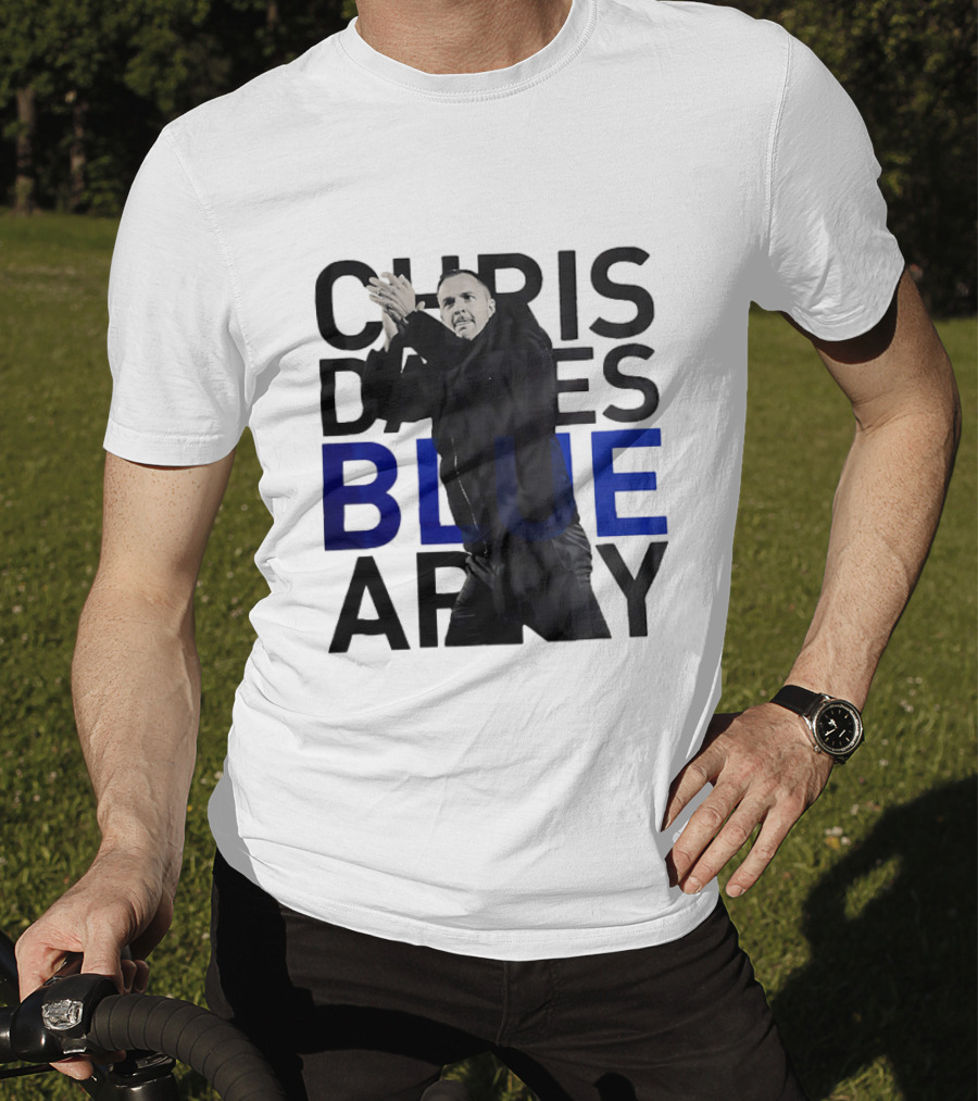 Chris Davies Blue Army Leadership And Inspiration T-Shirt